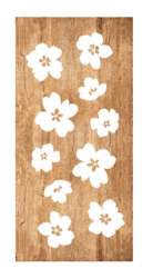 Fleurs blanches - Patchs